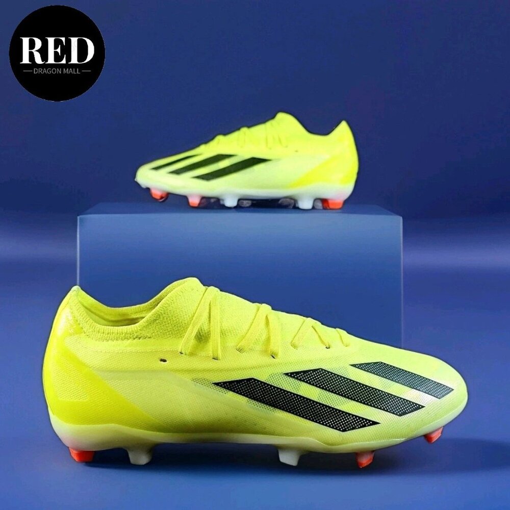 Adidas X Crazyfast Pro FG Solar Yellow Soccer Cleats IG0601 - Men's Size 9